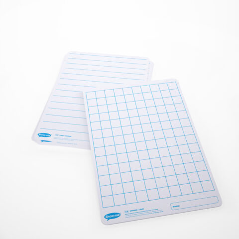 Gridded/Lined Double-sided A4 Mini Whiteboards - 10, Boards Only