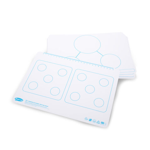 Hungarian Five Frame Double-sided A4 Mini Whiteboards - 10, Boards Only