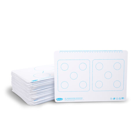 Hungarian Five Frame Double-sided A4 Mini Whiteboards - 100, Boards Only