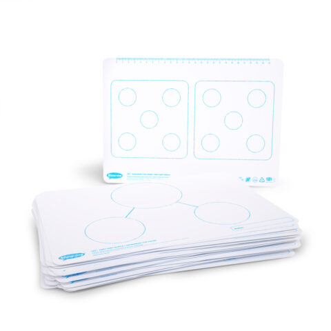 Hungarian Five Frame Double-sided A4 Mini Whiteboards - 35, Boards Only