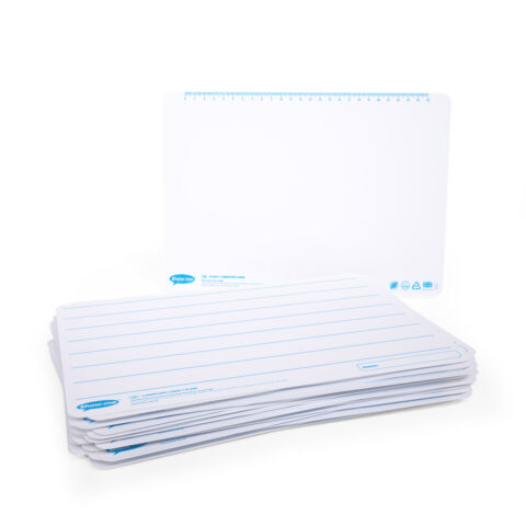 Landscape Lined Double-sided A4 Mini Whiteboards - 35, Boards Only