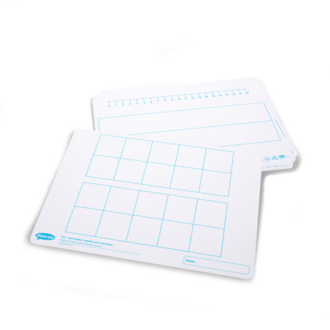 Tens Frame Double-sided A4 Mini Whiteboards - 10, Boards Only