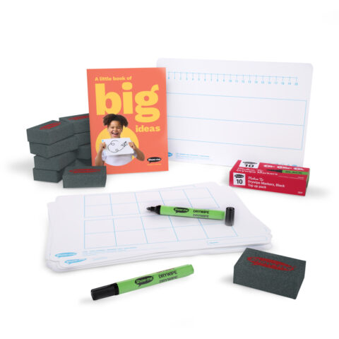 Tens Frame Double-sided A4 Mini Whiteboards - 10, With Accessories