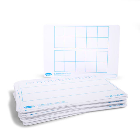 Tens Frame Double-sided A4 Mini Whiteboards - 100, Boards Only