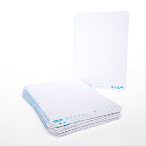 Plain Double-sided A4 Mini Whiteboards - 35, Boards Only