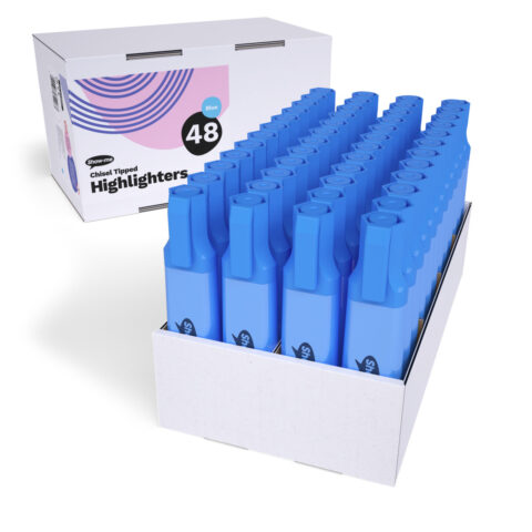 Chunky Highlighters - Blue, 48