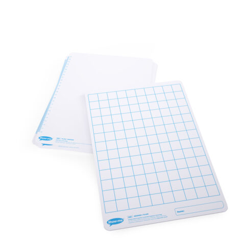 Gridded Double-sided A4 Mini Whiteboards - 10, Boards Only