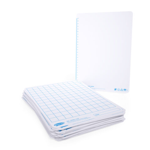 Gridded Double-sided A4 Mini Whiteboards - 35, Boards Only