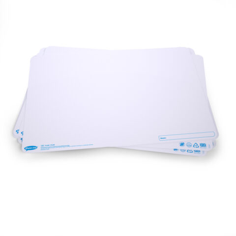 Plain Double-sided A3 Mini Whiteboards - 10, Boards Only