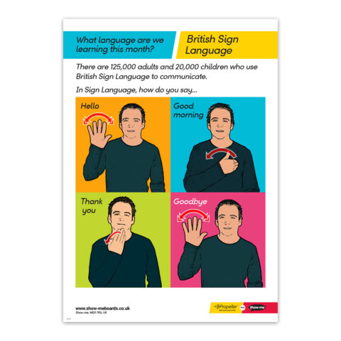 British Sign Language Poster - Download