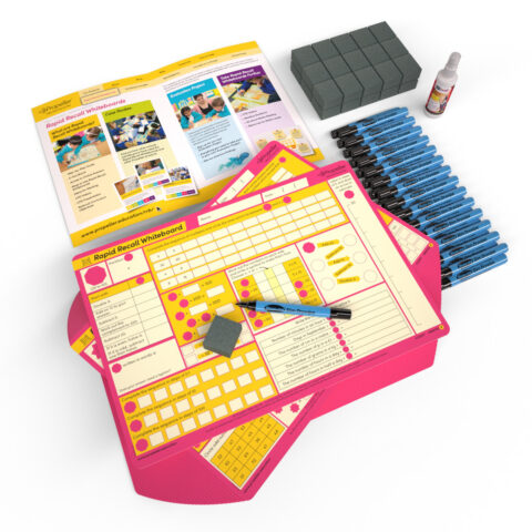 Rapid Recall A3 Double-sided Mini Whiteboards - Year 3, 30