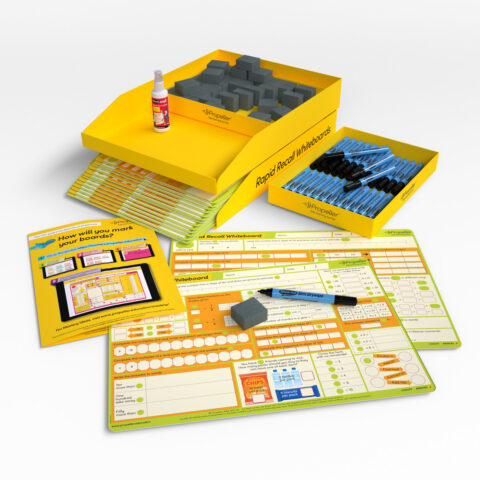 Rapid Recall A3 Double-sided Mini Whiteboards - Year 4, 30