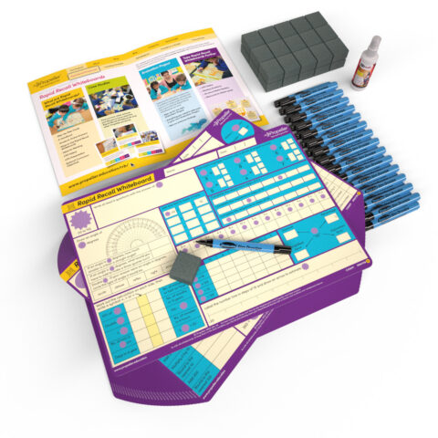 Rapid Recall A3 Double-sided Mini Whiteboards - Year 6, 30