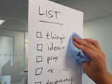 Dry Erase Static Sheet
