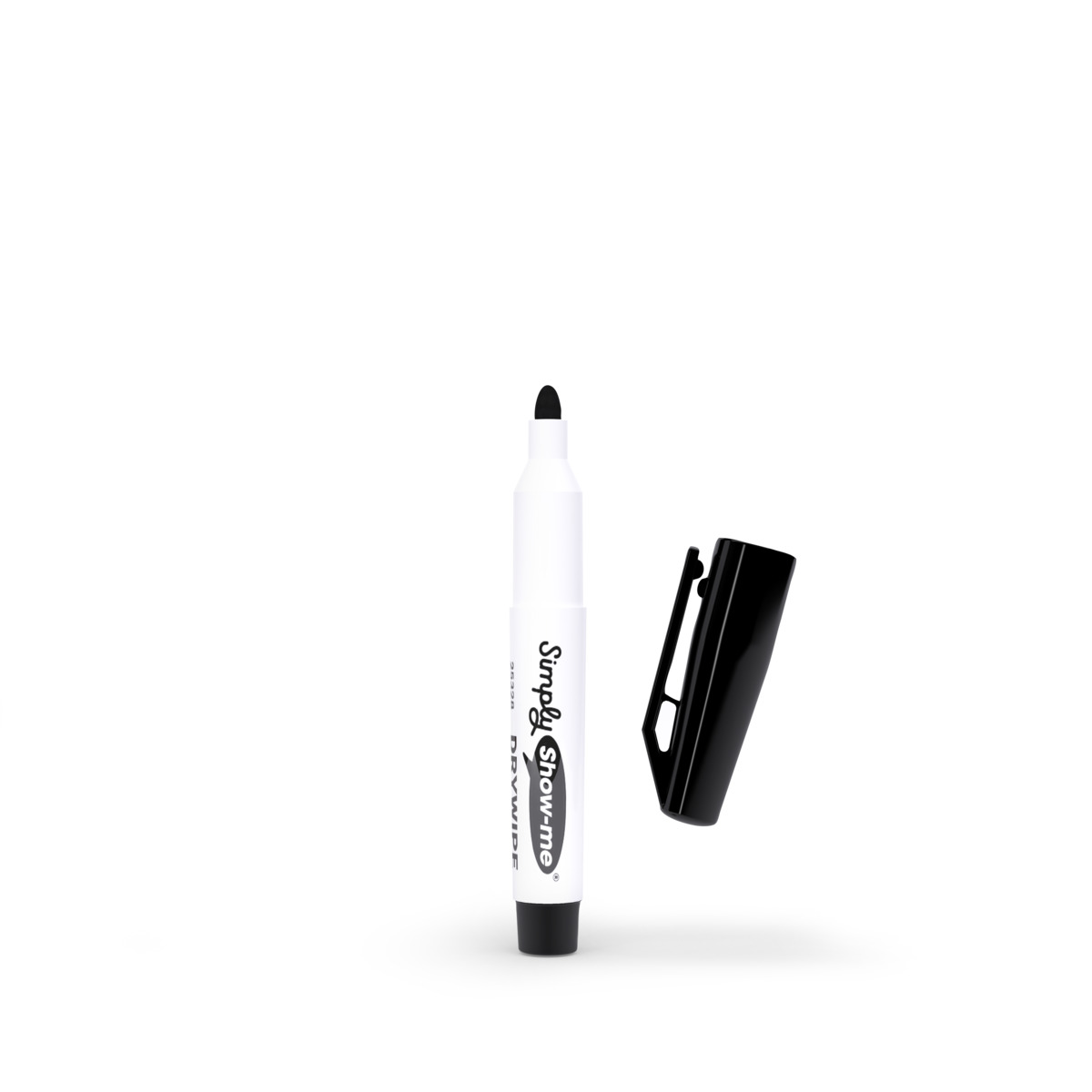 Mini Barrel Whiteboard Markers - Black - Image 9