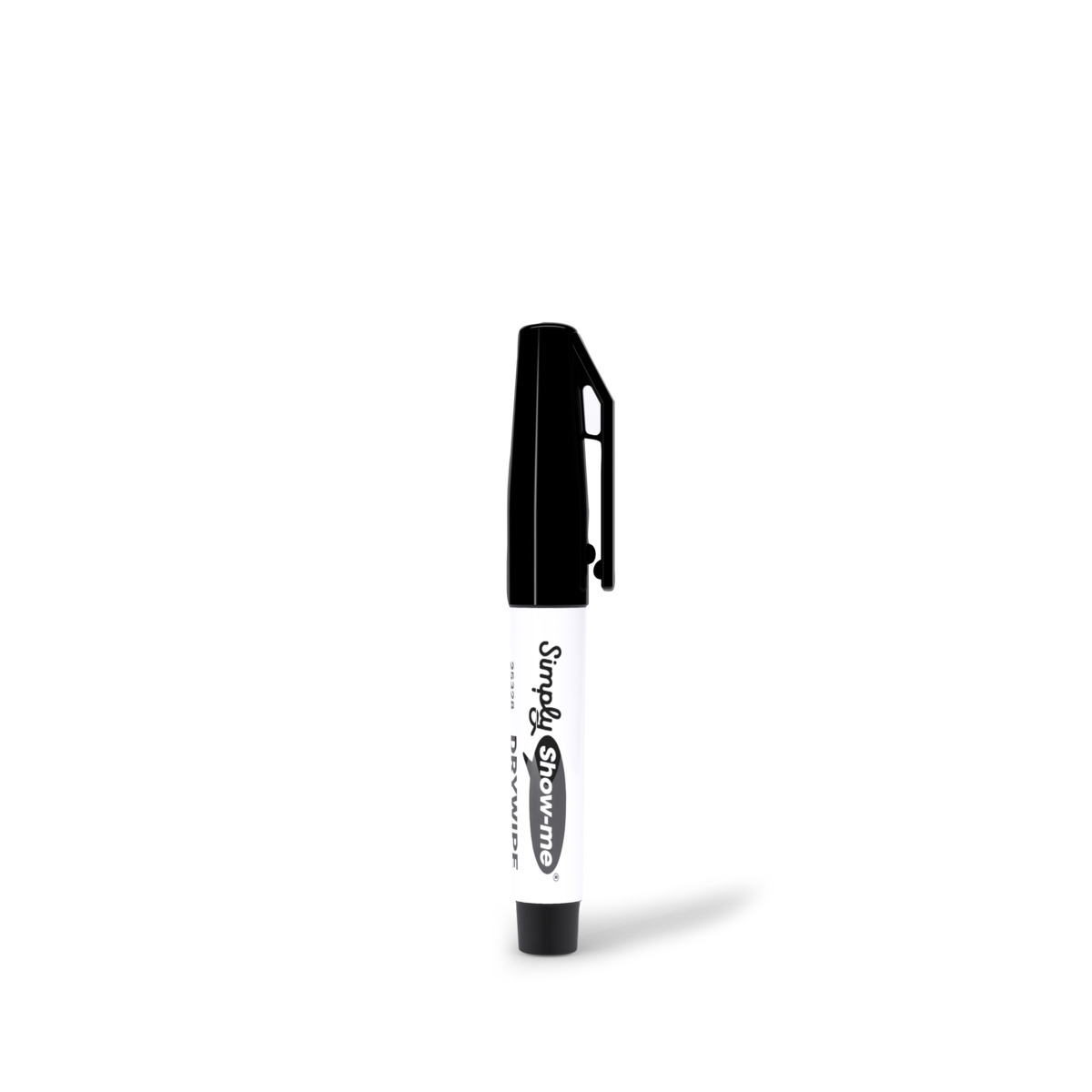 Mini Barrel Whiteboard Markers - Black - Image 8