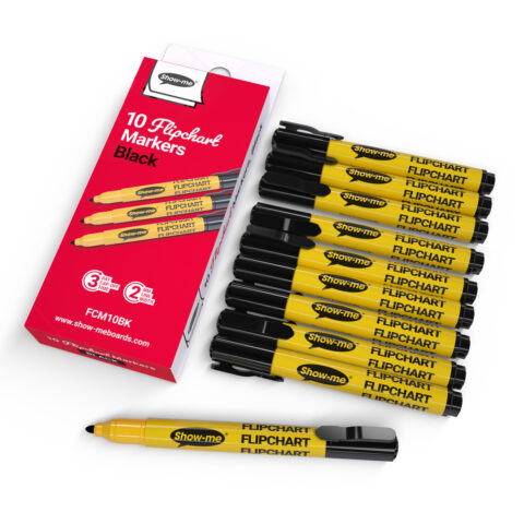 Flipchart Markers - 10, Black