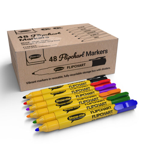 Flipchart Markers - 48, Assorted