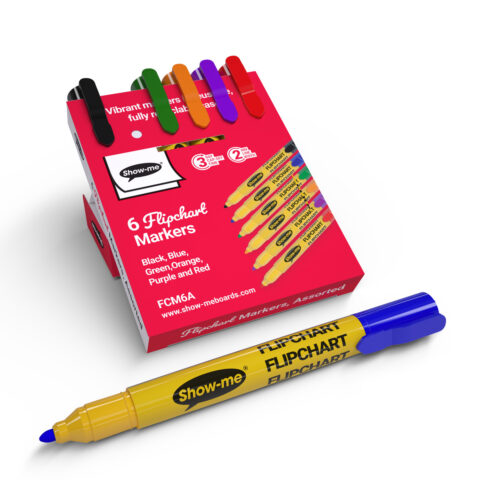 Flipchart Markers - 6, Assorted