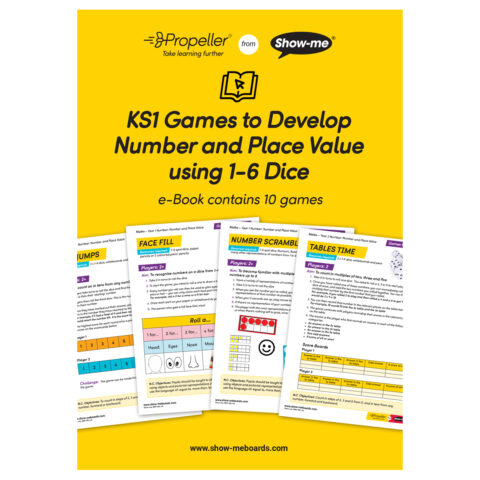 KS1 Games to Develop Number & Place Value using 1-6 Dice - Download