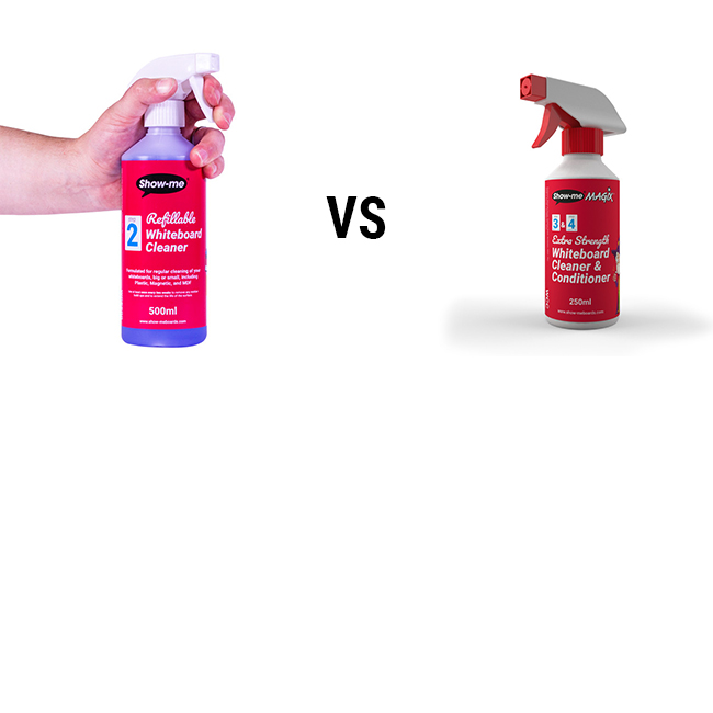 Show-me MAGIX & Step 2 Whiteboard Cleaner, What’s the Difference?