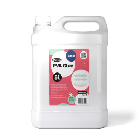 PVA Glue - Washable (Blue), 5 Litre