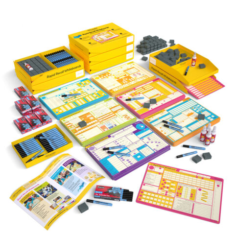 Rapid Recall A3 Double-sided Mini Whiteboards - Years 1-6, 15