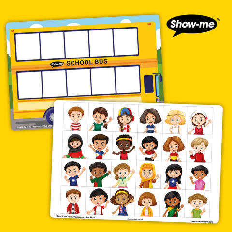 KS1 Real Life Ten-Frames in the School Bus - Download