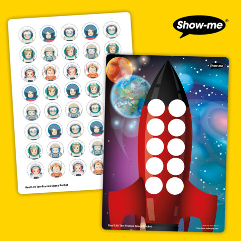 KS1 Real Life Ten-Frames in the Space Rocket - Download