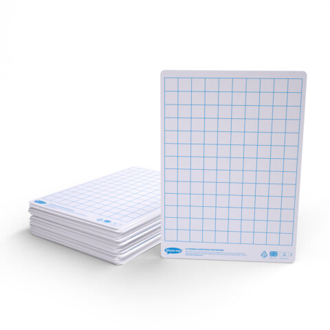 Gridded Supertough A4 Mini Whiteboards - 35, Boards Only