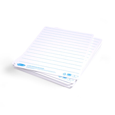 Lined Supertough A4 Mini Whiteboards - 10, Boards Only