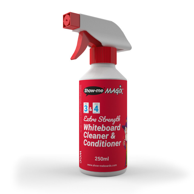 Show-me Magix whiteboard cleaner and conditioner