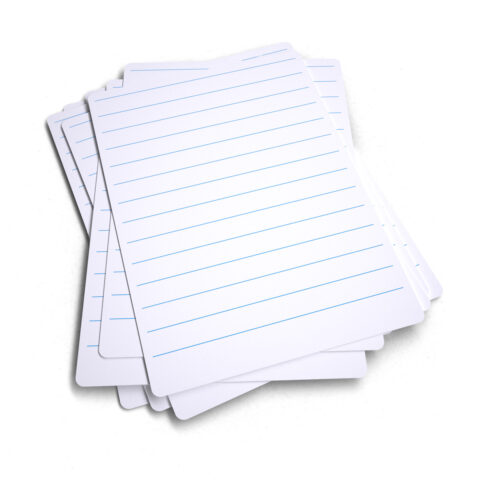 Lined Super-flexible A4 Mini Whiteboards - 10, Boards Only