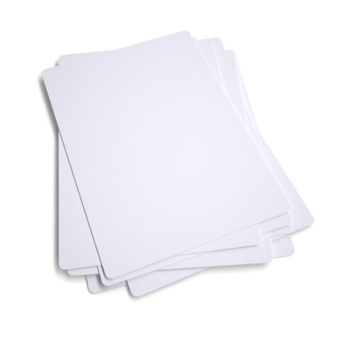 Plain Super-flexible A4 Mini Whiteboards - 10, Boards Only