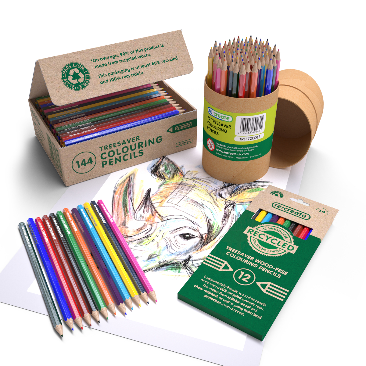 Wood-free Colouring Pencils