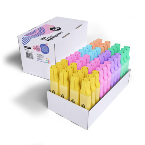 Chunky Highlighters - Pastel Assorted, 48