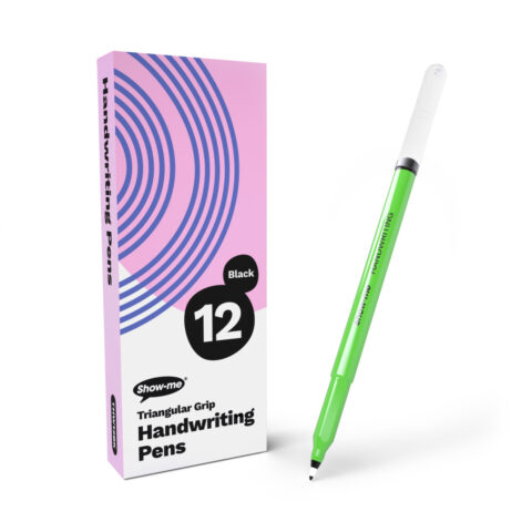 Handwriting Pens - Black, 12